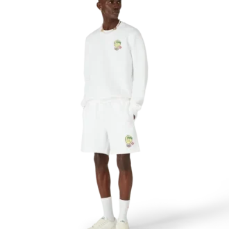 Pantaloncini in felpa trapuntata Tennis Mascot