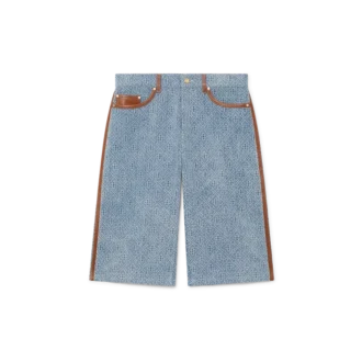 Pantaloncini in jeans Monogram