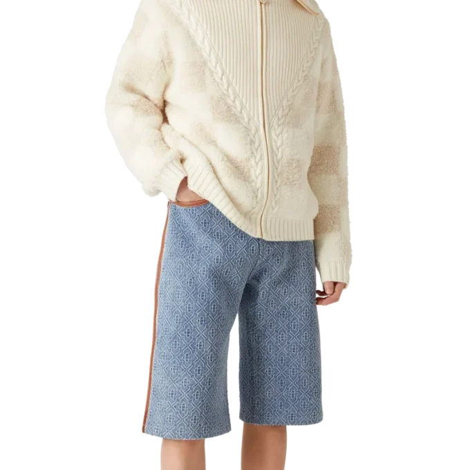 Pantaloncini in jeans Monogram