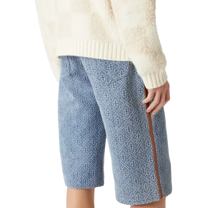 Pantaloncini in jeans Monogram