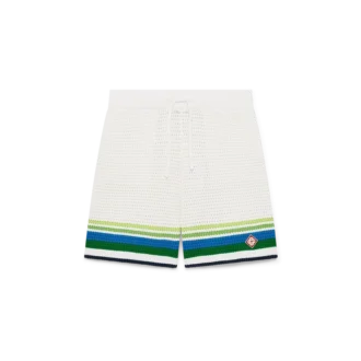 Pantaloncini in maglia a righe