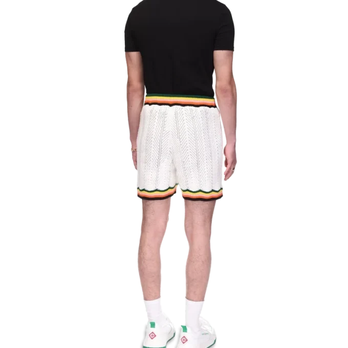 Pantaloncini in pizzo a zig-zag