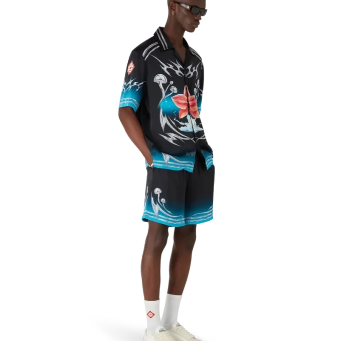 Pantaloncini in raso di seta Blades