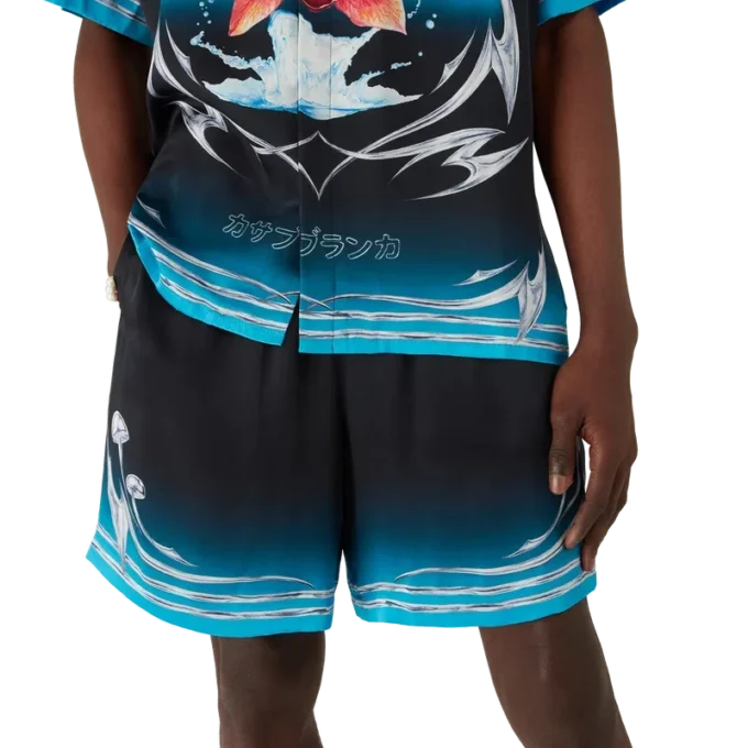 Pantaloncini in raso di seta Blades