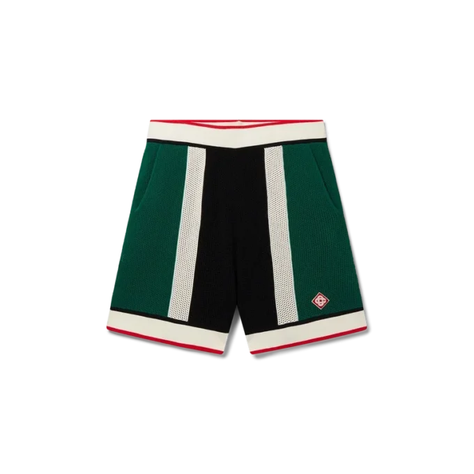 Pantaloncini in rete a righe