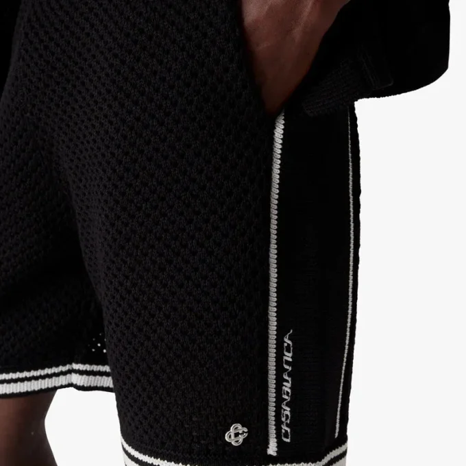 Pantaloncini in rete neri