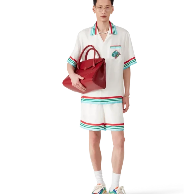 Pantaloncini in seta Casa Way World Series