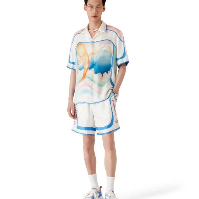 Pantaloncini in seta Fuji Dream Pantaloncini in seta Fuji Dream