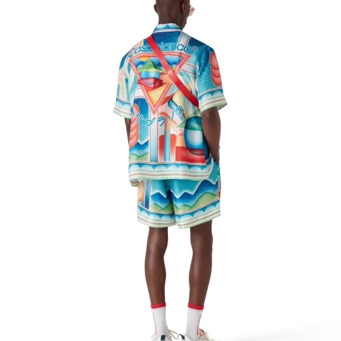 Pantaloncini in seta Galaxy Court