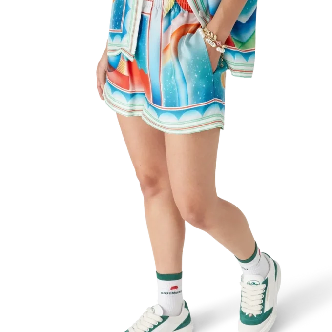 Pantaloncini in seta Galaxy Court