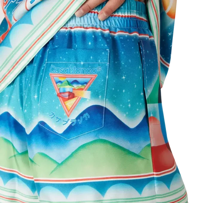 Pantaloncini in seta Galaxy Court