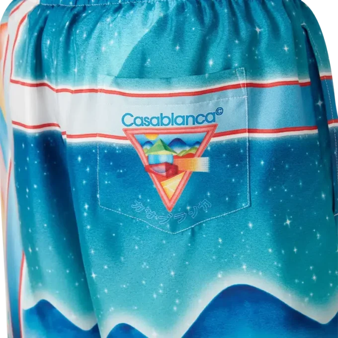 Pantaloncini in seta Galaxy Court