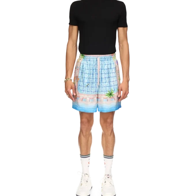 Pantaloncini in seta Le Plongeon