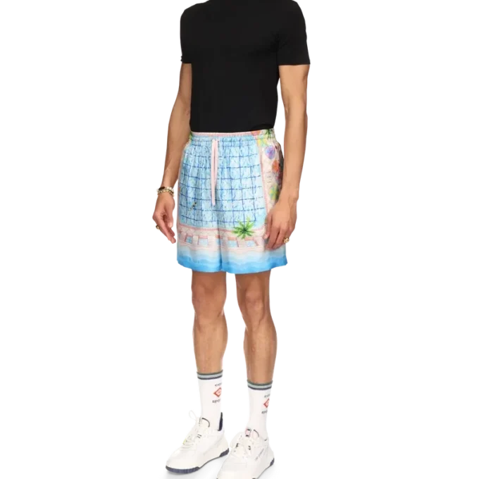 Pantaloncini in seta Le Plongeon