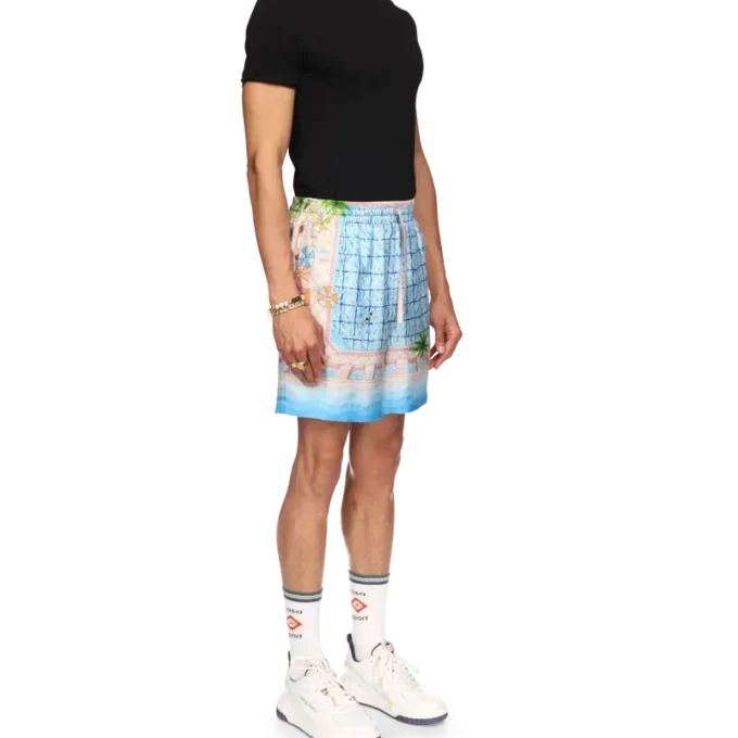 Pantaloncini in seta Le Plongeon