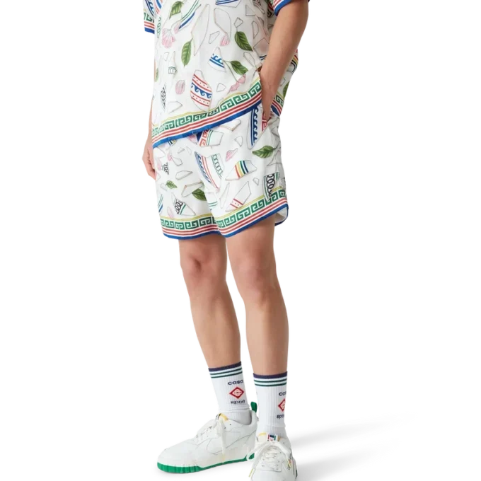 Pantaloncini in seta Le Vase Brise