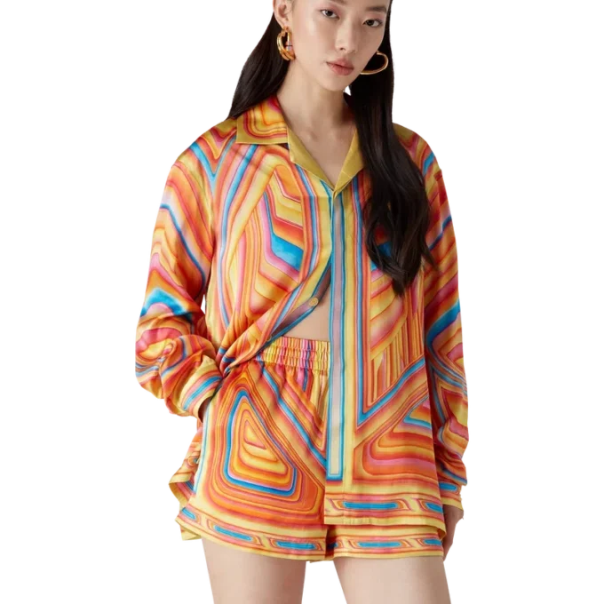 Pantaloncini in seta Low Rider