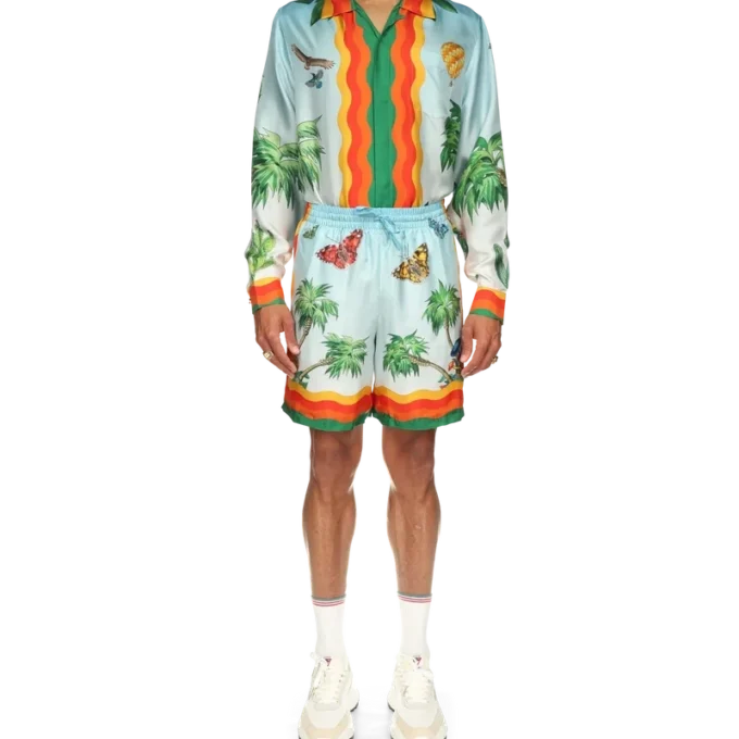 Pantaloncini in seta Palm Springs Tennis Club