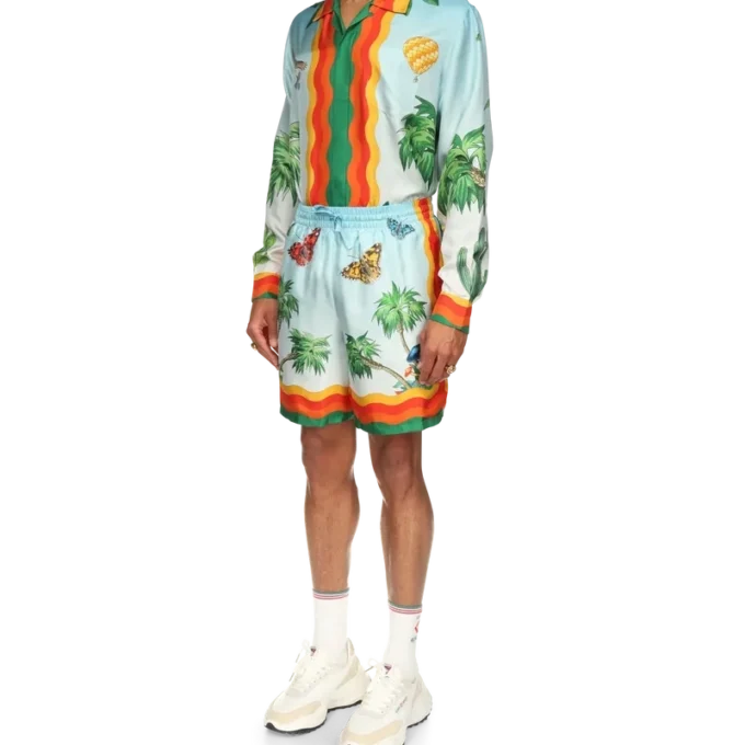 Pantaloncini in seta Palm Springs Tennis Club