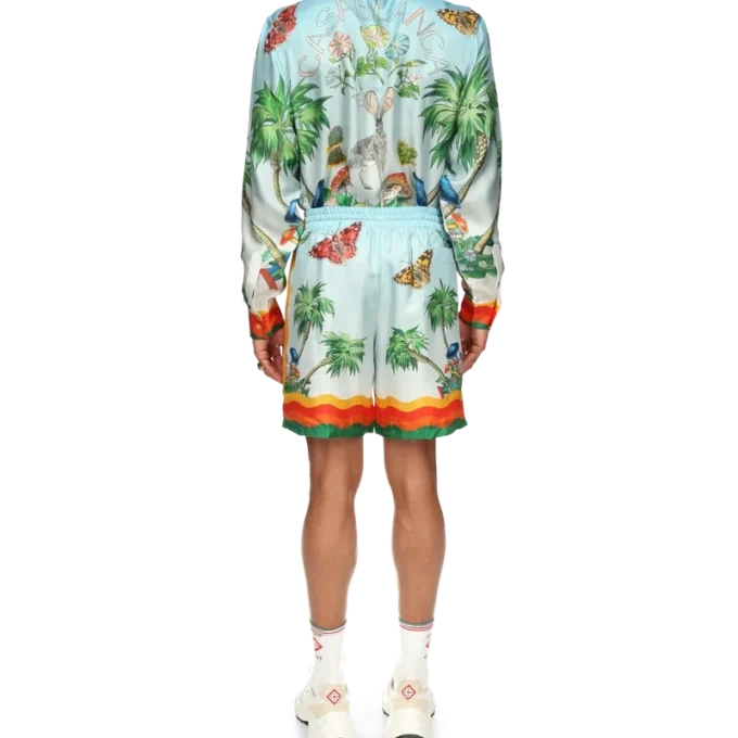 Pantaloncini in seta Palm Springs Tennis Club