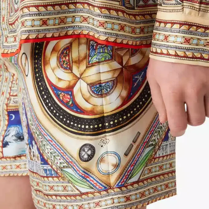 Pantaloncini in seta Plafond Orne De Musique