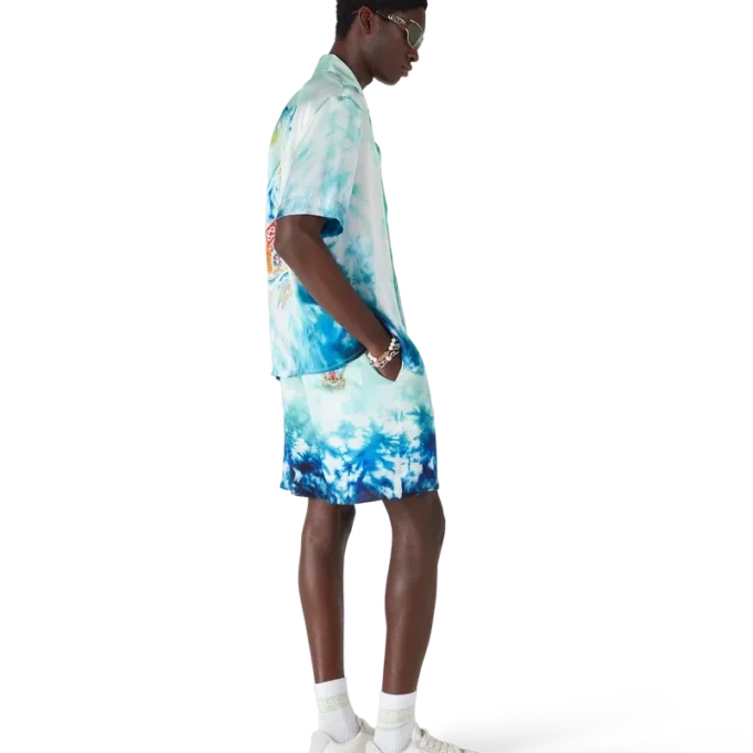 Pantaloncini in seta Surf Lotus