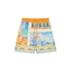 Pantaloncini in seta Surreal Pool