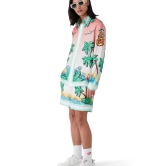 Pantaloncini in seta Tennis Club