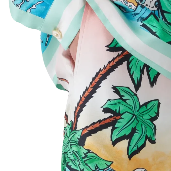 Pantaloncini in seta Tennis Club