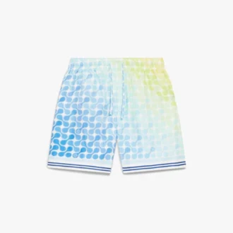 Pantaloncini in seta Tennis Tile