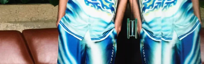 Pantaloncini in seta The Art of the Serve