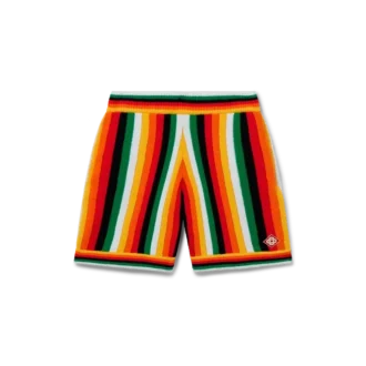 Pantaloncini in spugna a righe