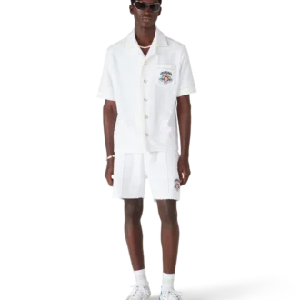 Pantaloncini in spugna bianchi