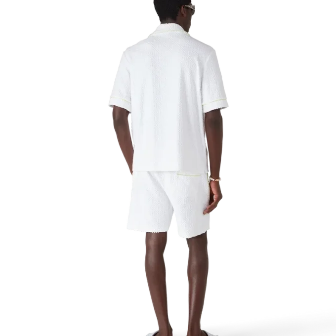 Pantaloncini in spugna bianchi