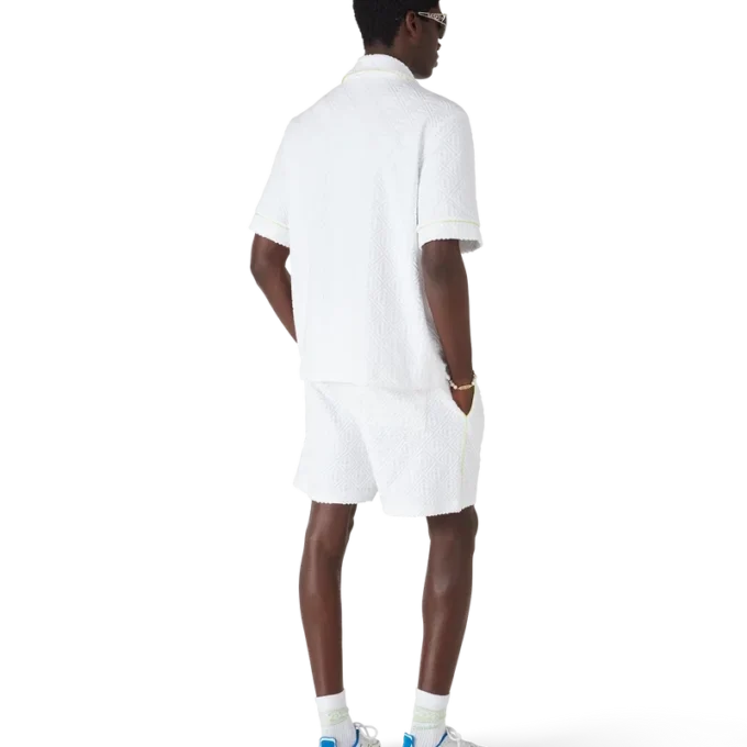 Pantaloncini in spugna bianchi