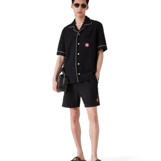 Pantaloncini in spugna jacquard Monogram