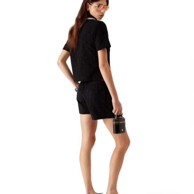 Pantaloncini in spugna jacquard Monogram