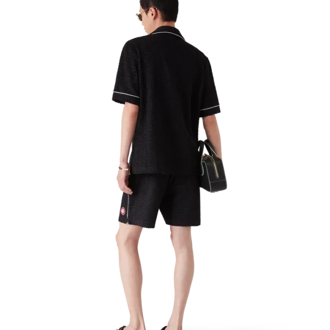 Pantaloncini in spugna jacquard Monogram