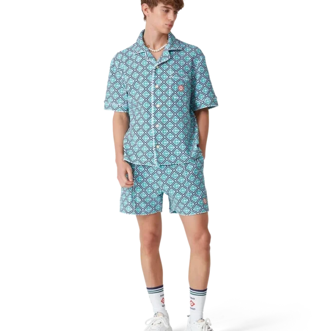 Pantaloncini in spugna Monogram