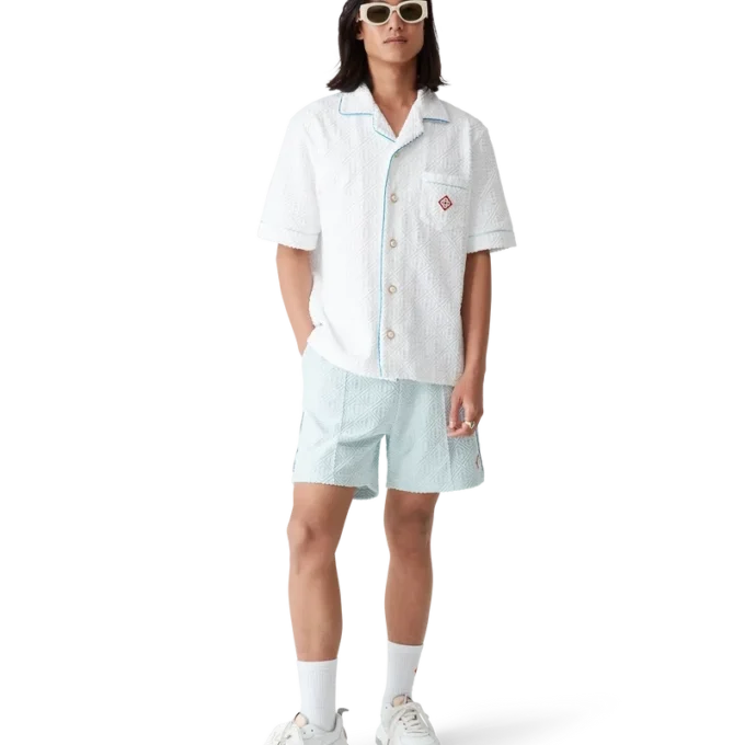 Pantaloncini in spugna Monogram