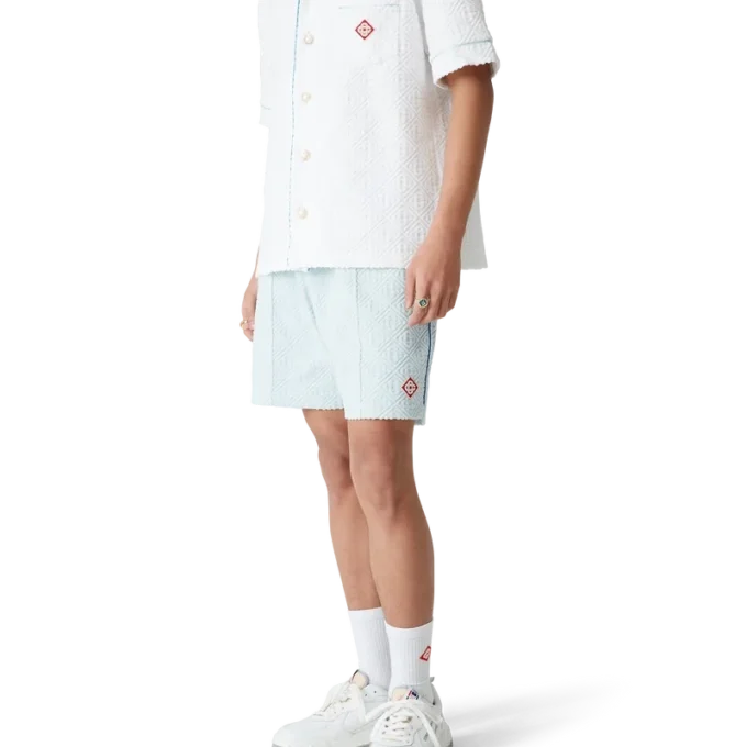 Pantaloncini in spugna Monogram