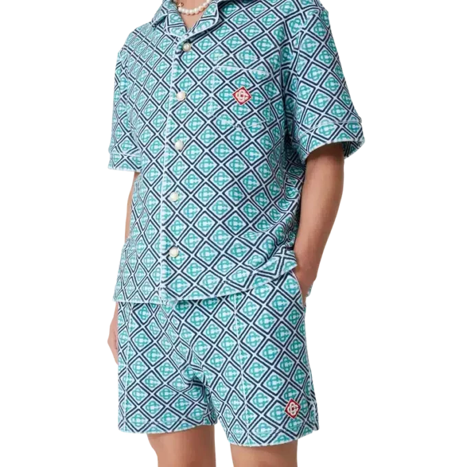 Pantaloncini in spugna Monogram