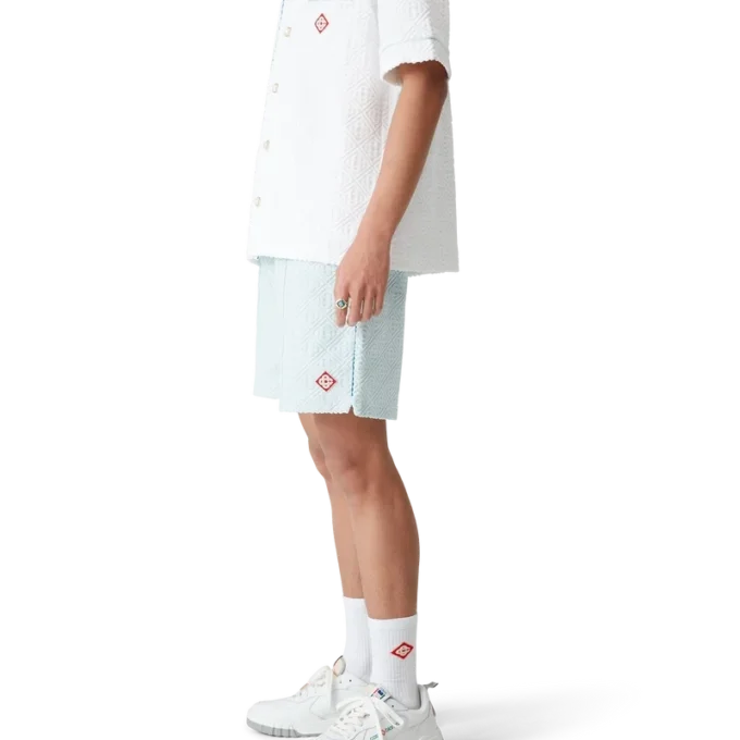 Pantaloncini in spugna Monogram