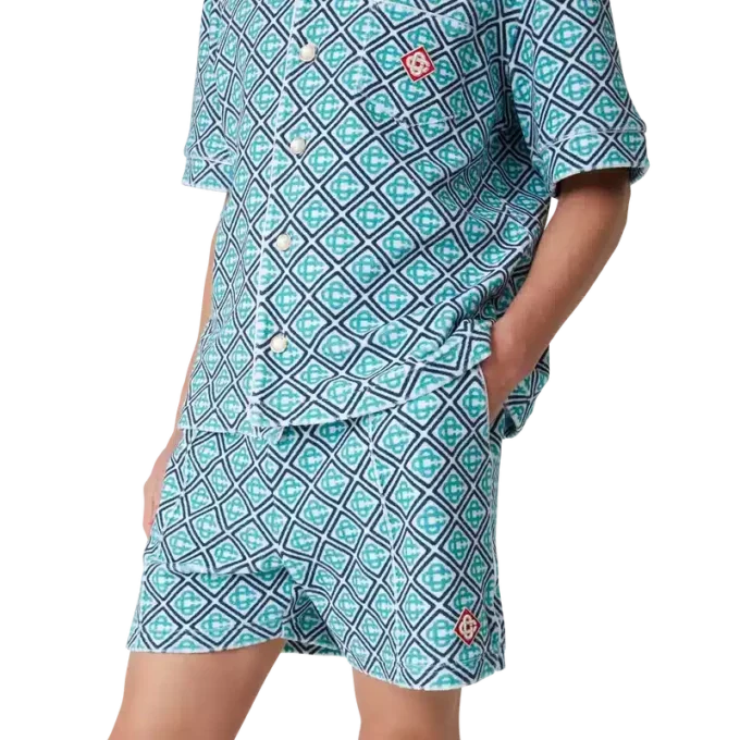 Pantaloncini in spugna Monogram