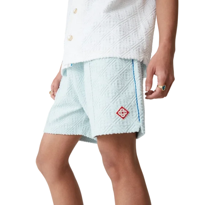 Pantaloncini in spugna Monogram