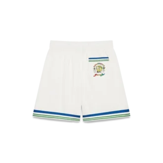 Pantaloncini in twill di seta Tennis Club Icon