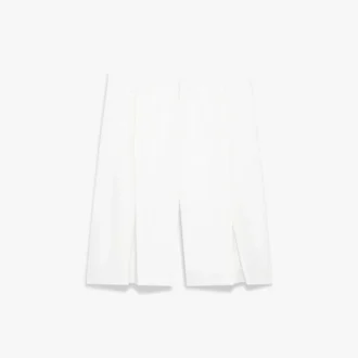 Pantaloncini larghi a pieghe bianchi