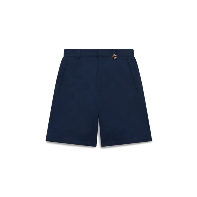 Pantaloncini Monogram blu navy