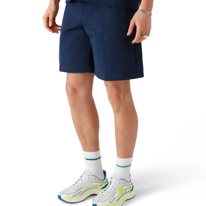 Pantaloncini Monogram blu navy