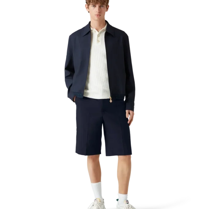 Pantaloncini sartoriali in lana